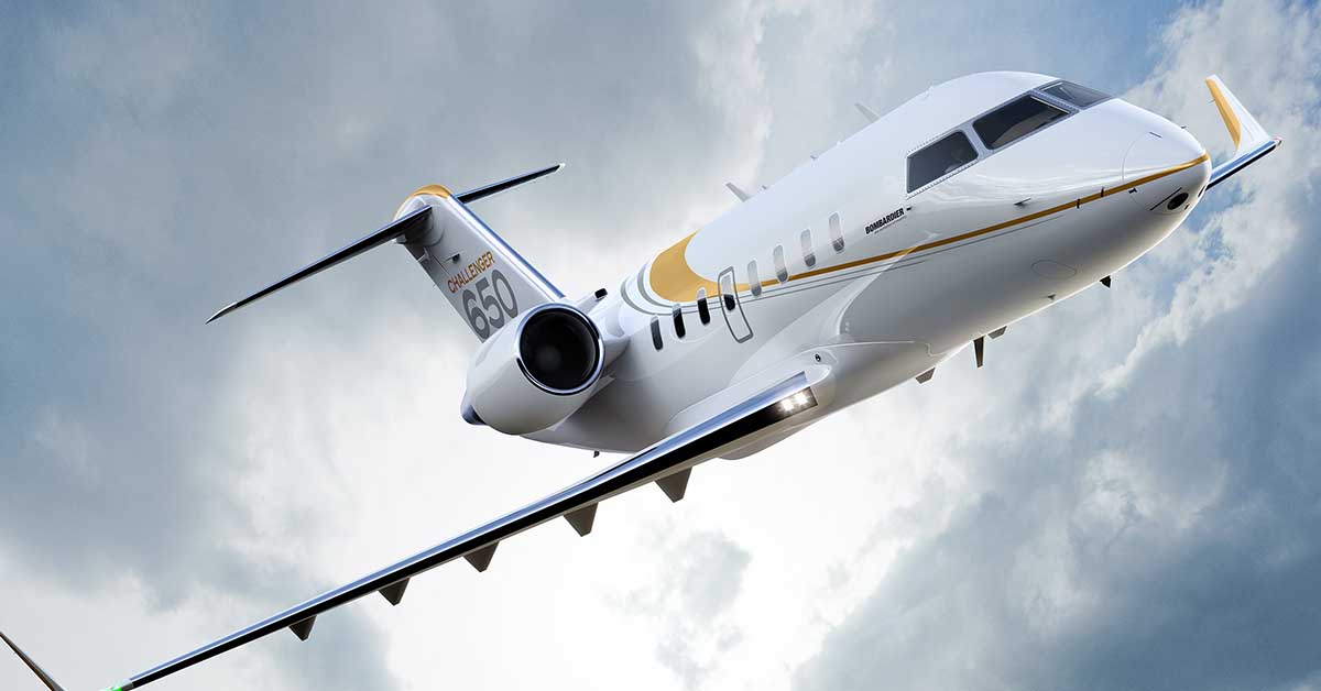 Bombardier jet