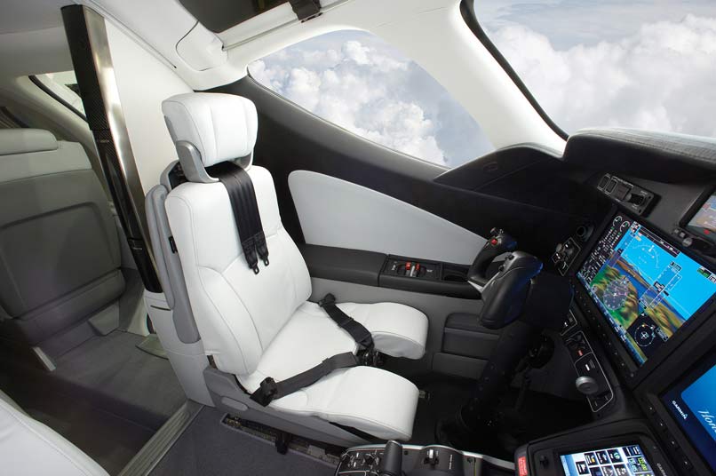 HondaJet cockpit